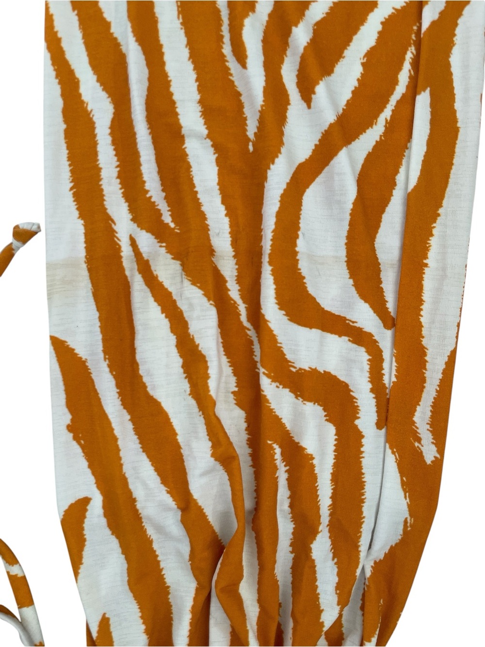 Goldtimeusa Orange & White Printed Jumpsuit - Picture 13 of 14